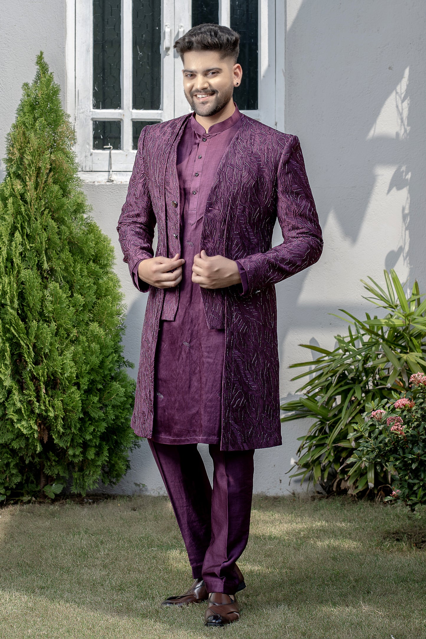 Indo-Western Purple