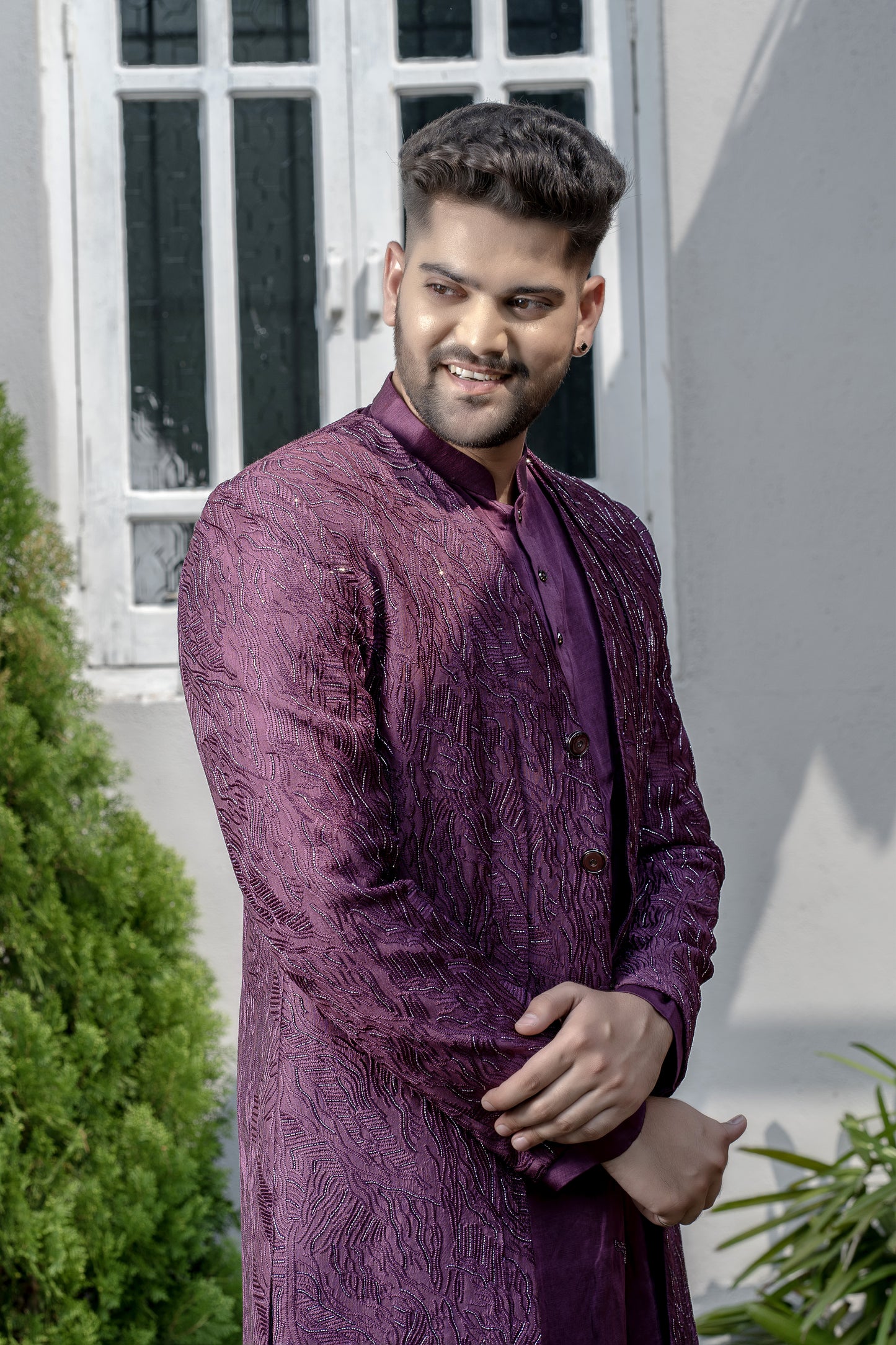 Indo-Western Purple