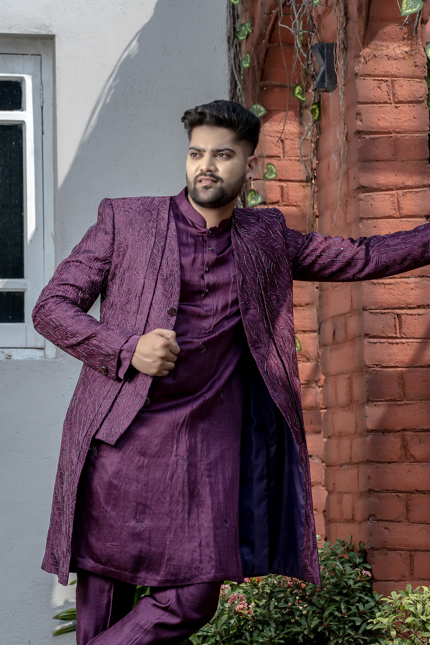 Indo-Western Purple