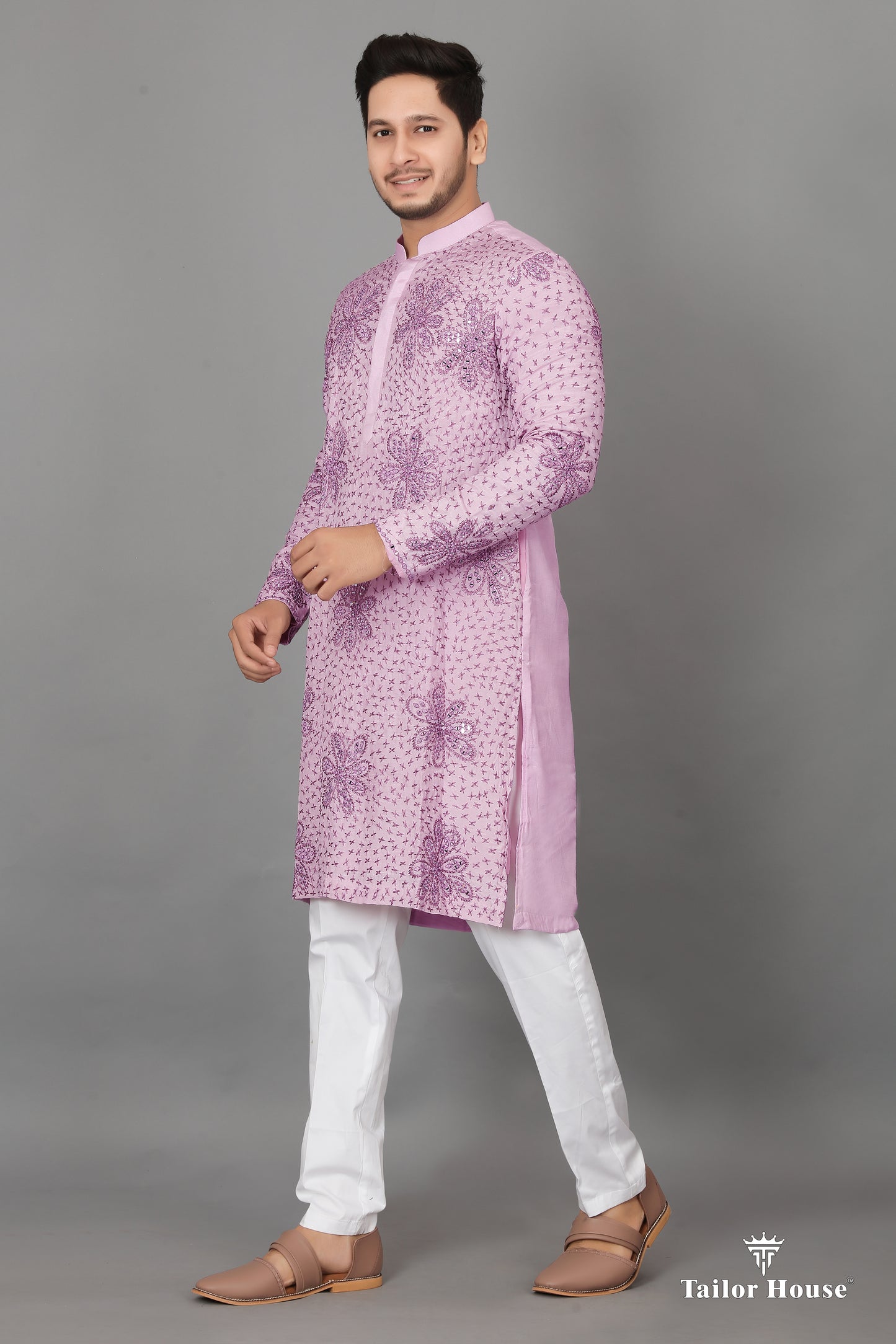Kurta Set Haldi Mehedi Outfit Pink