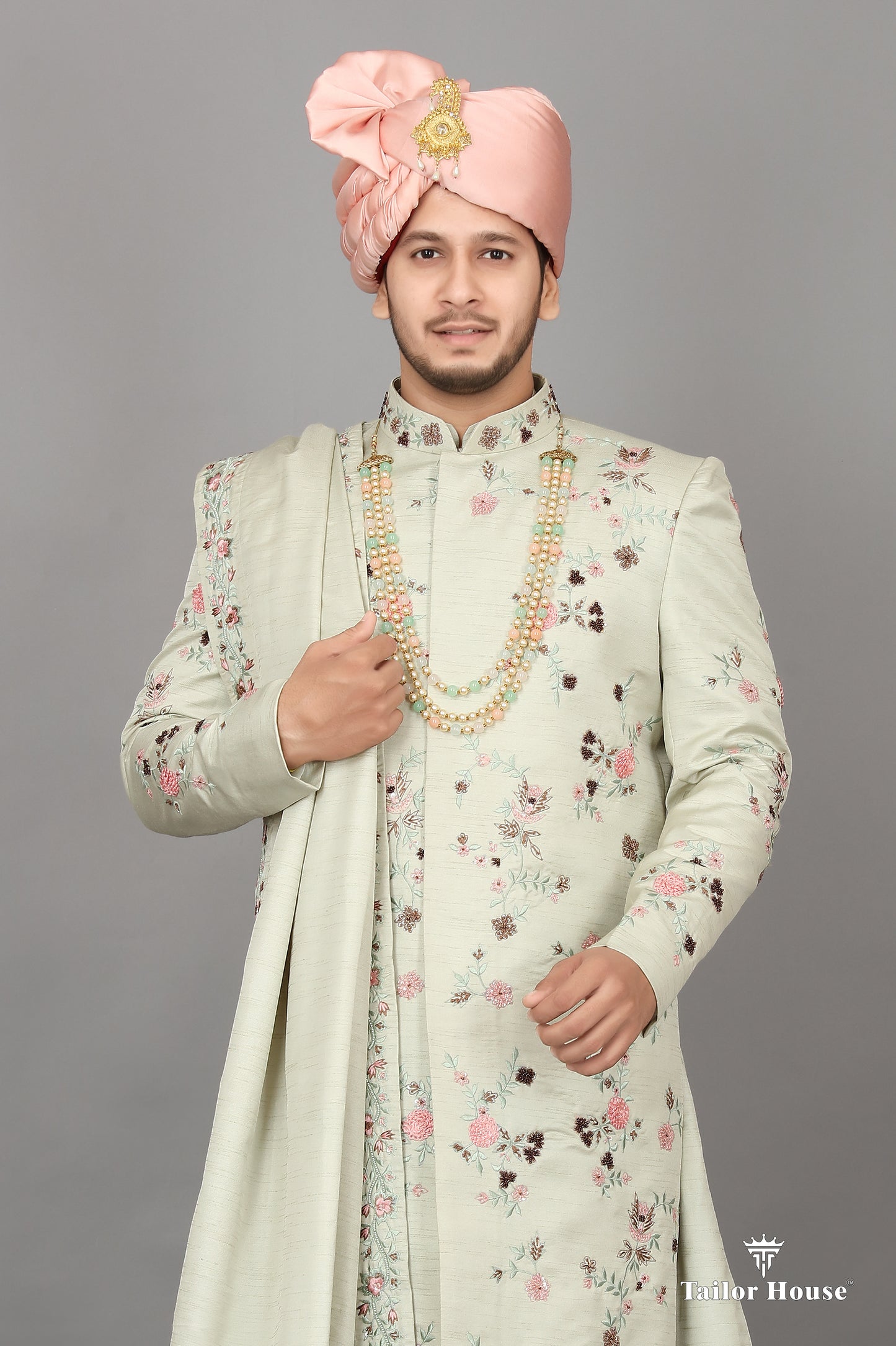 Cream Sherwani Design