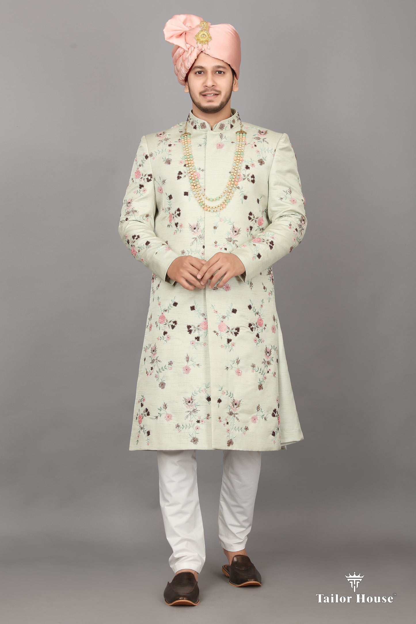 Cream Sherwani Design