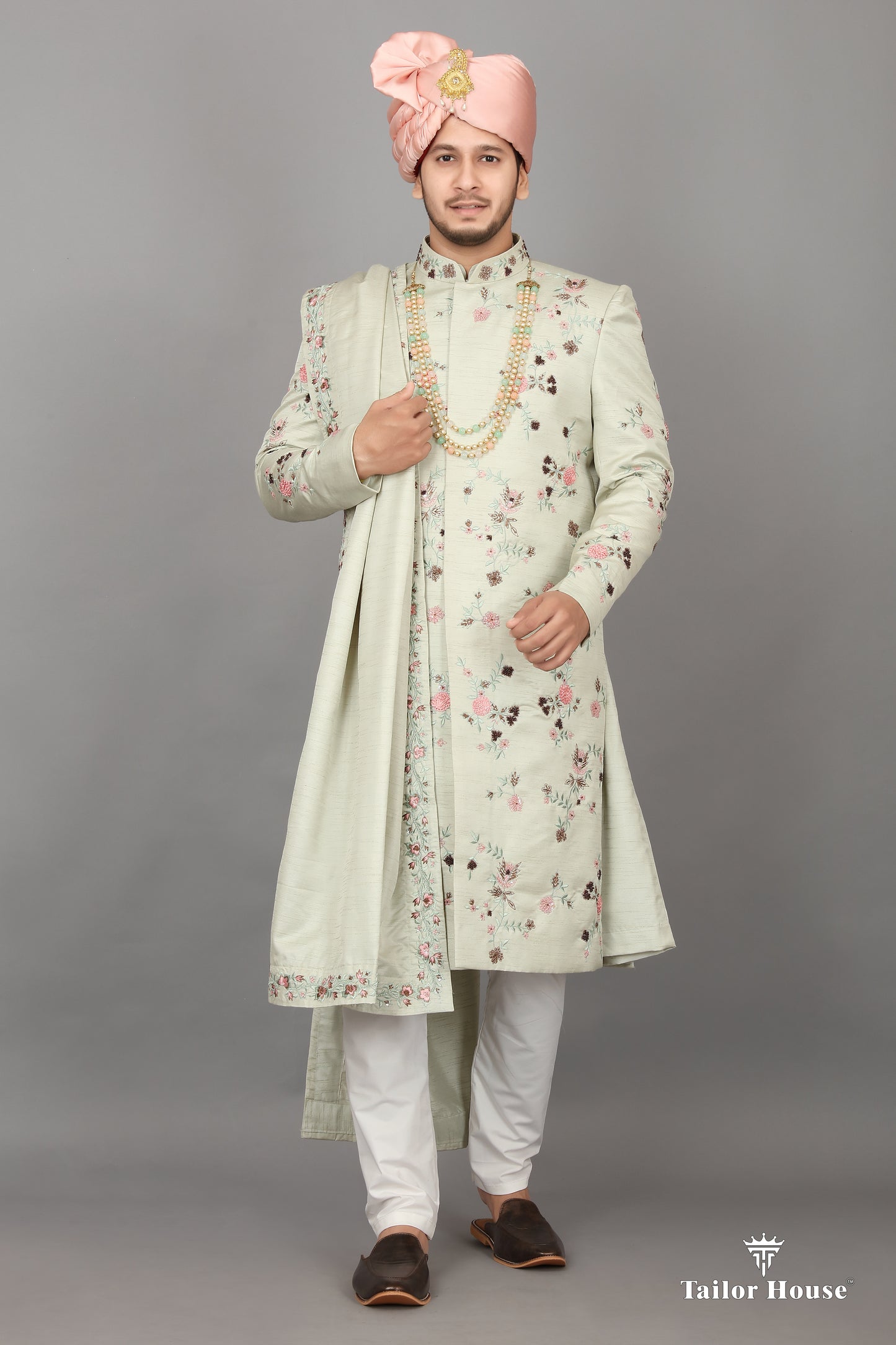 Cream Sherwani Design