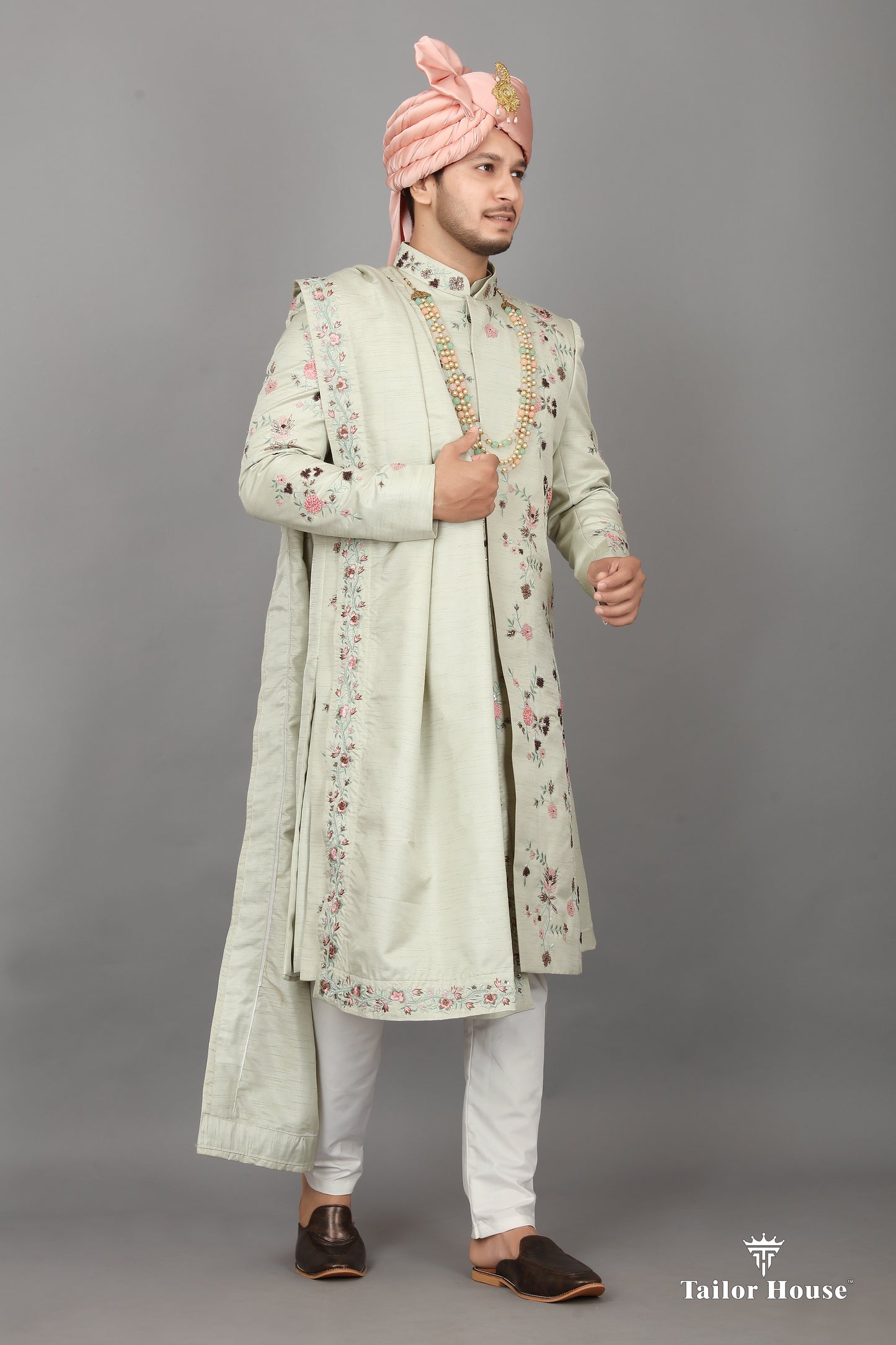 Cream Sherwani Design