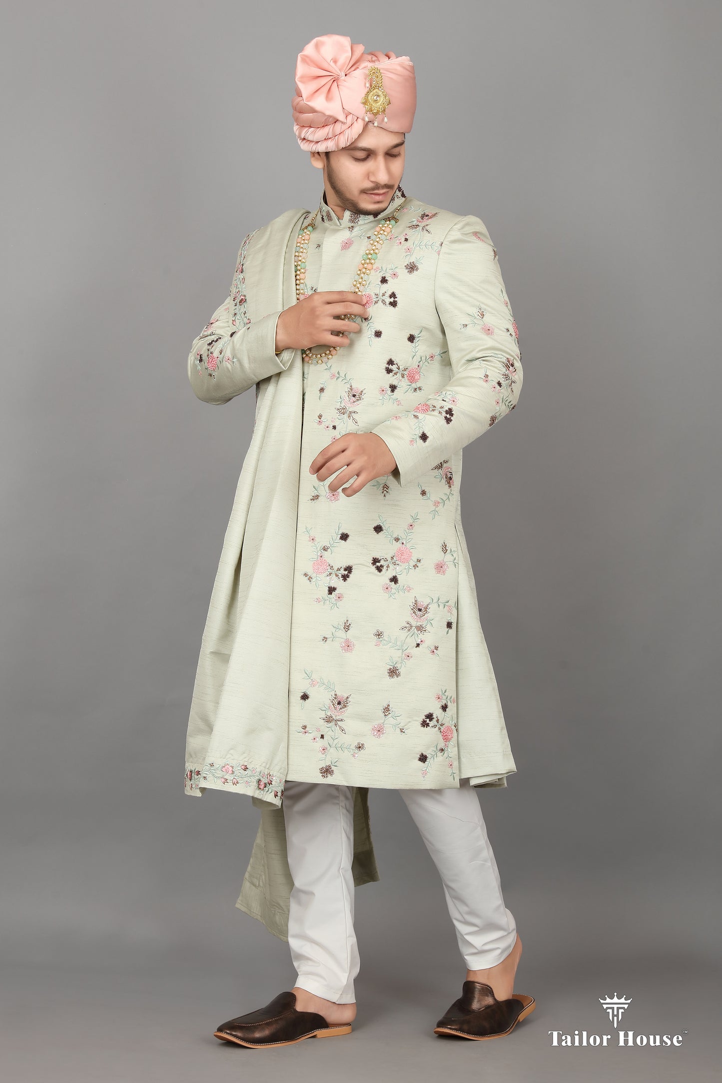 Cream Sherwani Design