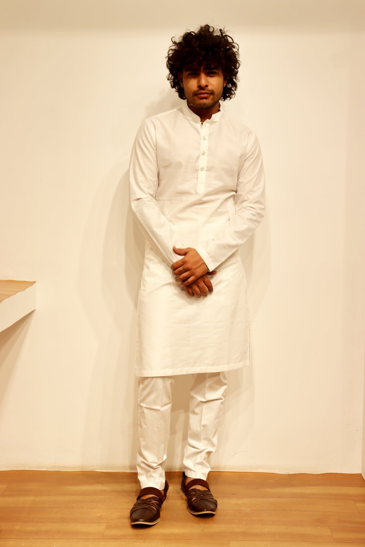 Koti-Kurta Set Yellow