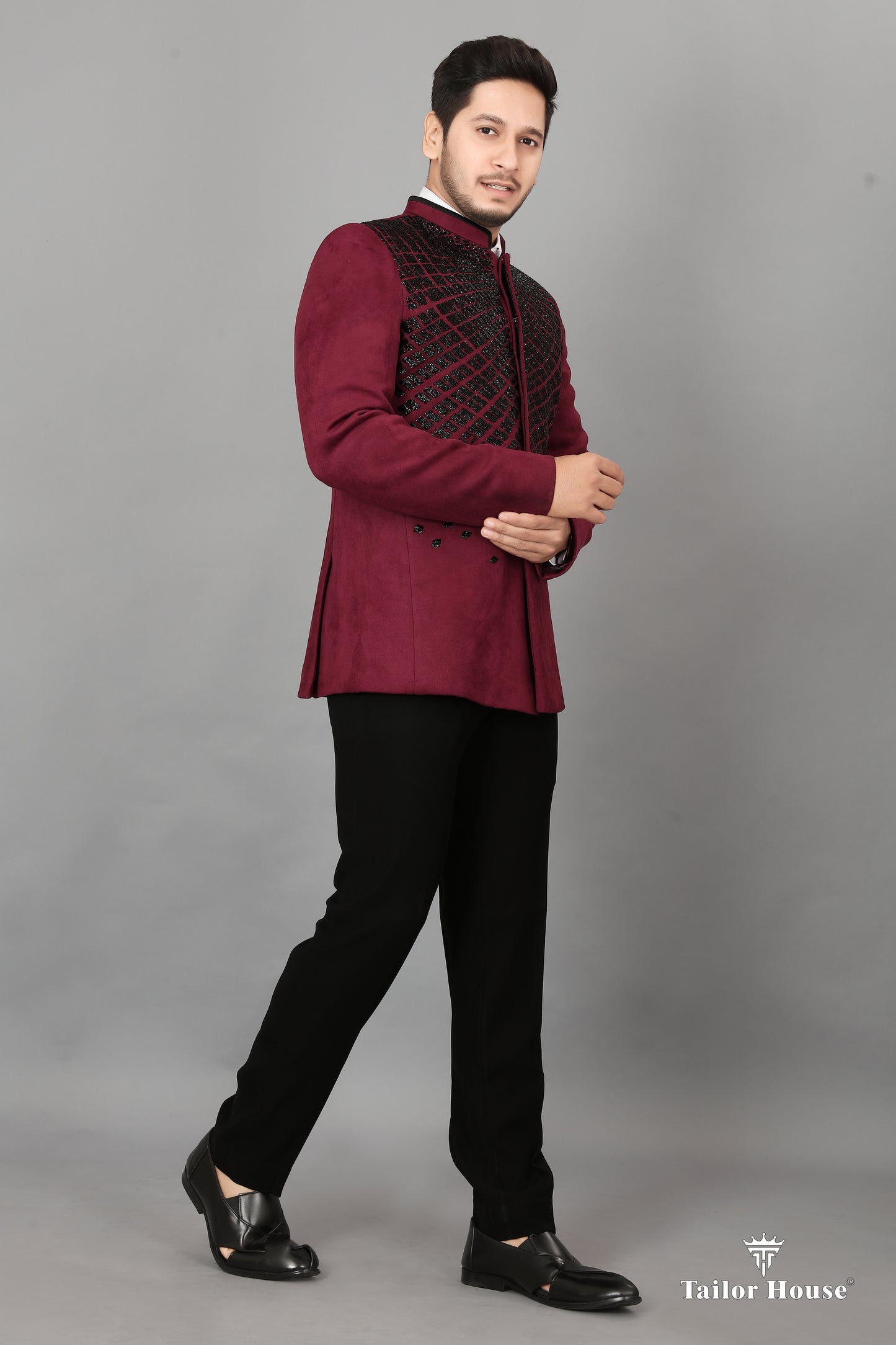 Jodhpuri Suit Magenta