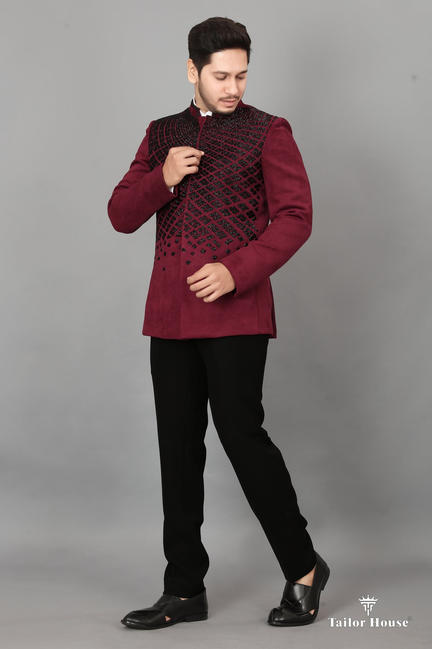 Jodhpuri Suit Magenta