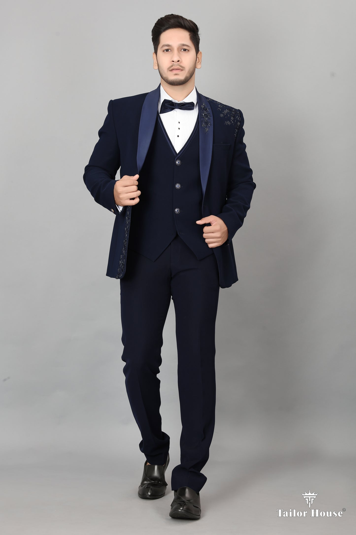 Tuxedo Suit Navy Blue