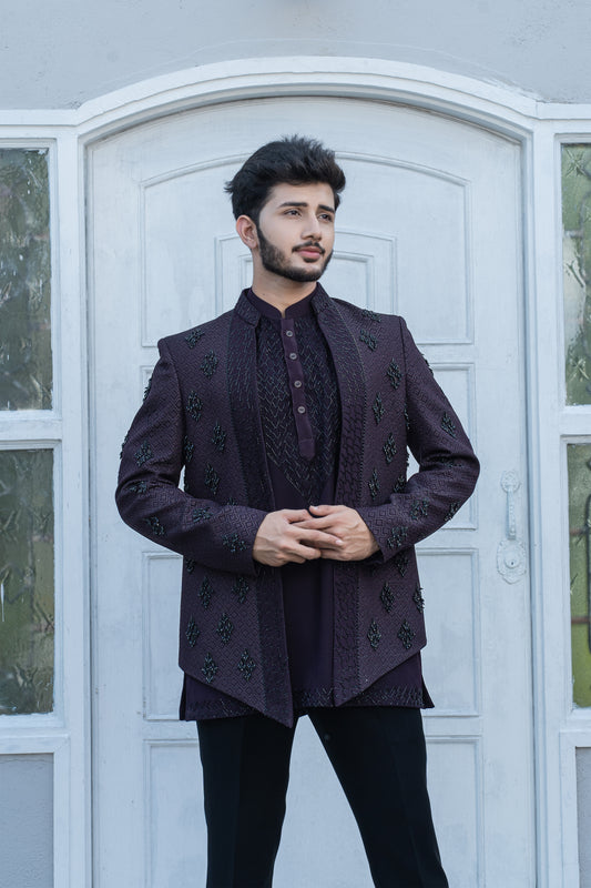 Indo-Western Maroon