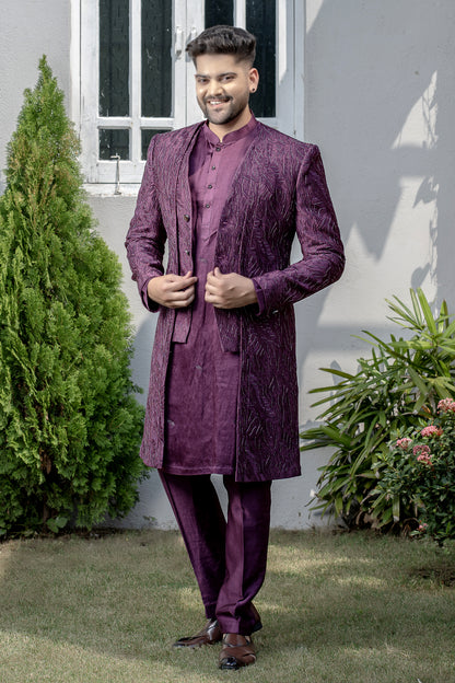 Indo-Western Purple