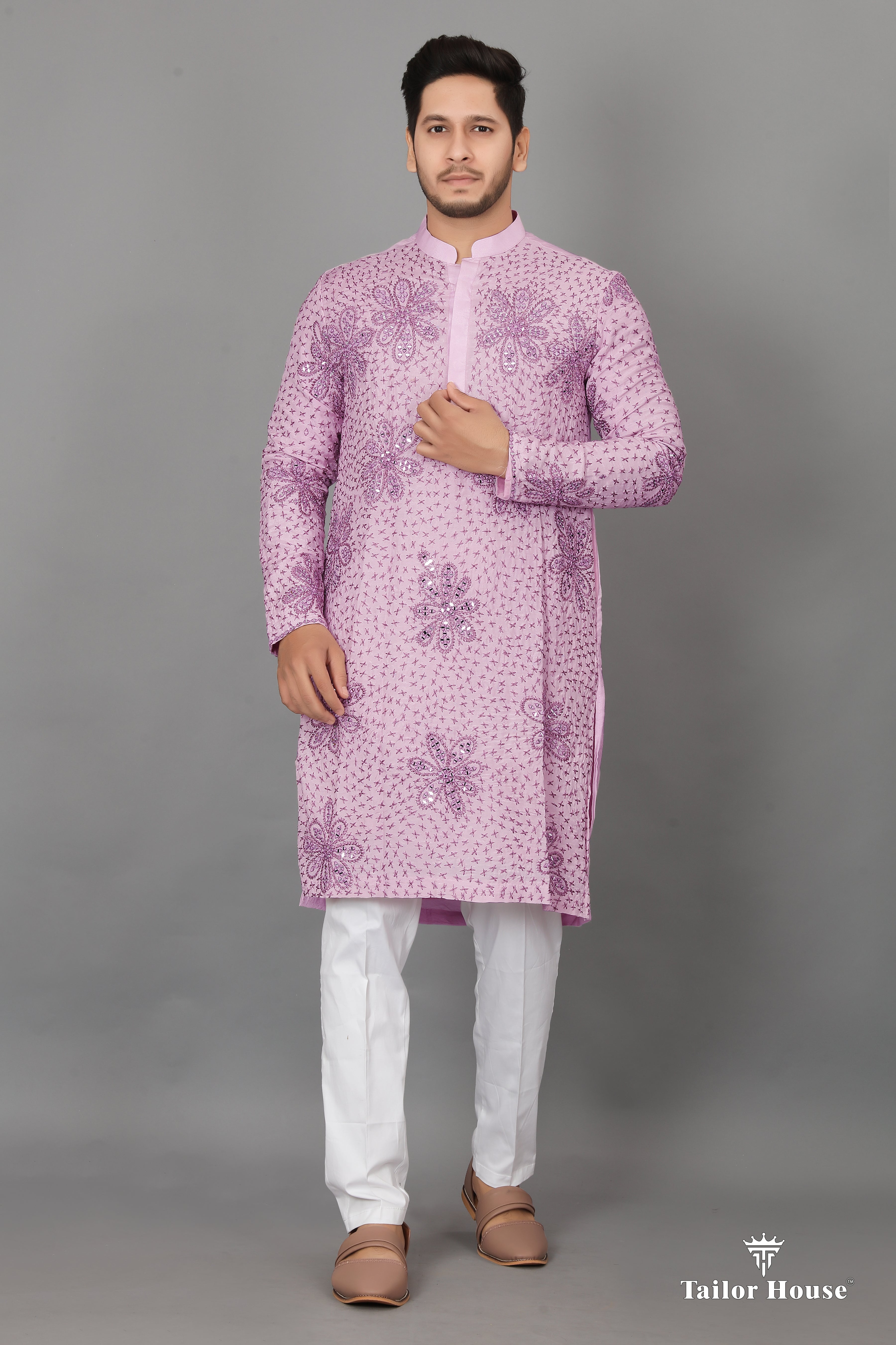 Kurta Set Haldi Mehedi Outfit Pink