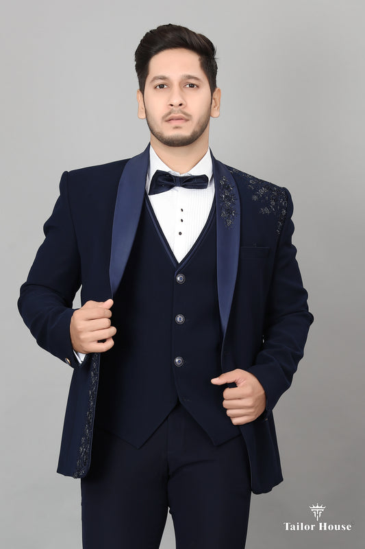Tuxedo Suit  Navy Blue